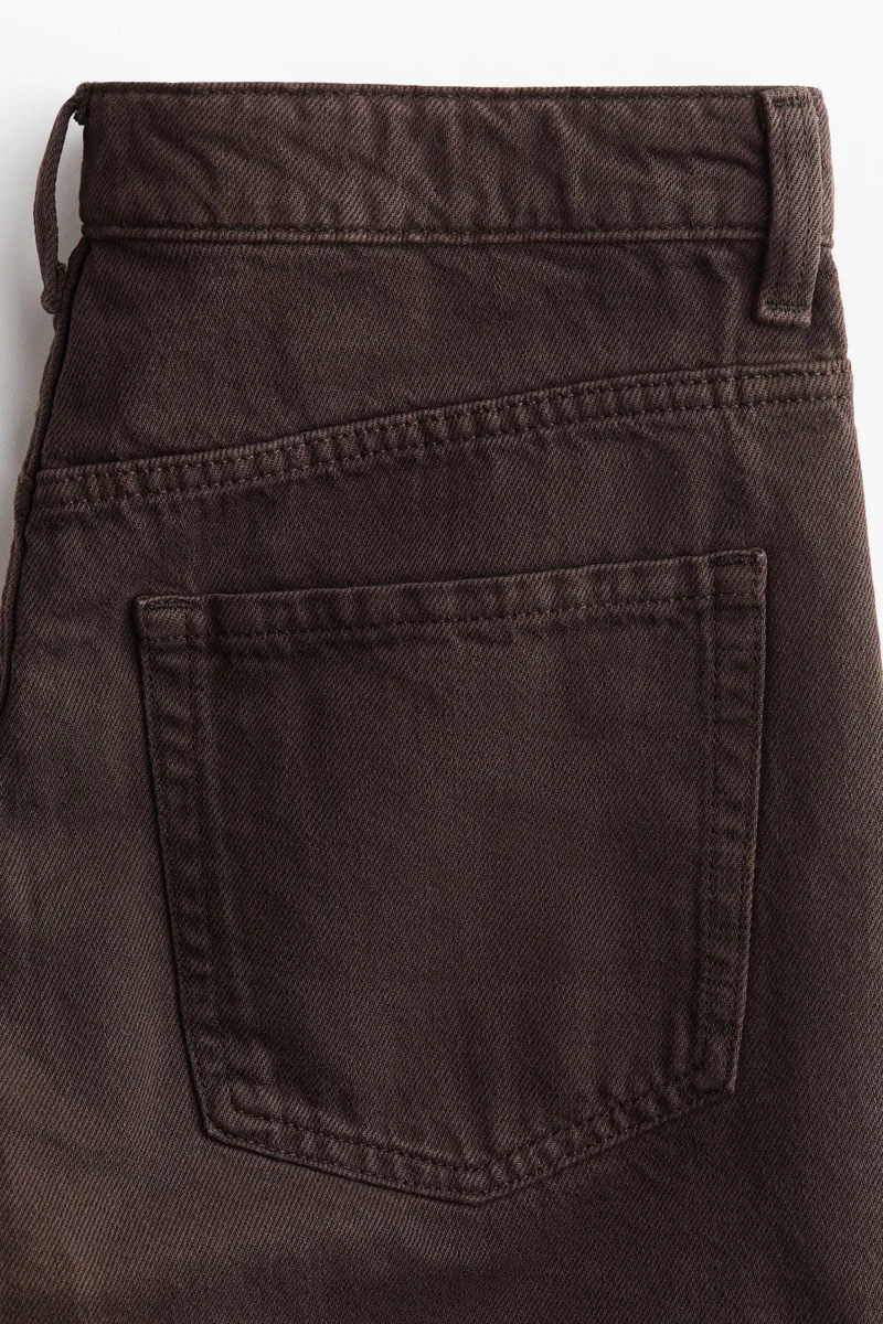 H&M Raw-edge denim shorts