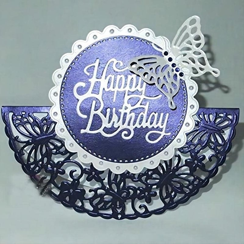 VVS Metal Die Cuts Set Include 4 Different Patterns Round Lace Flower Border Cutting Dies Cut Stencils for Scrapbooking Photo Album Decorative Embossing Paper Dies for Card Making Template (Upgrade) - Image 5