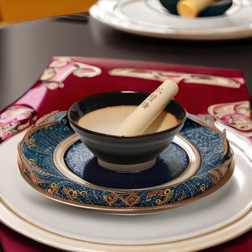 Mino Ware Made in Japan Ripple Ridge Mortar and Pestle Suribachi and Surikogi Set Small 5.91 Inches for Both Right and Left Handed Black Authentic Mino Ware Pottery K81714 - Image 5