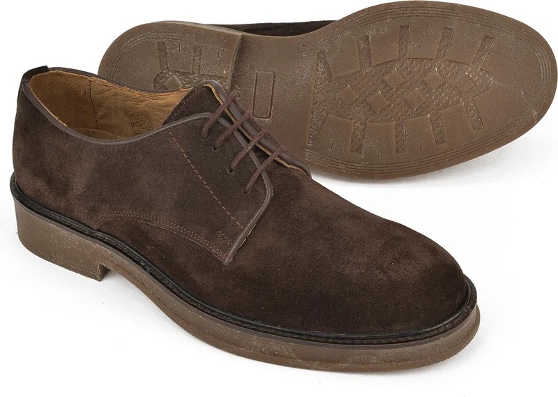 زيا , Men's Leather Shoes 1431043Z0210 Brown