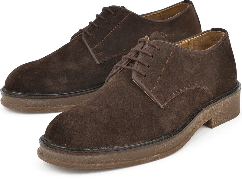 زيا , Men's Leather Shoes 1431043Z0210 Brown