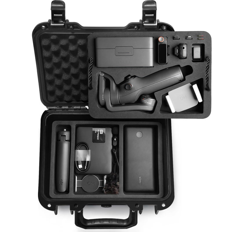 Lekufee Waterproof Hard Case for DJI Osmo Mobile 6 Osmo Mobile 5 Gimbal Stabilizer DJI Mic 32Mic Mini 2 AccessoriesCase Only - Image 2