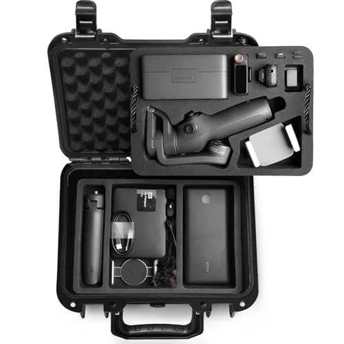 Lekufee Waterproof Hard Case for DJI Osmo Mobile 6 Osmo Mobile 5 Gimbal Stabilizer DJI Mic 32Mic Mini 2 AccessoriesCase Only - Image 1