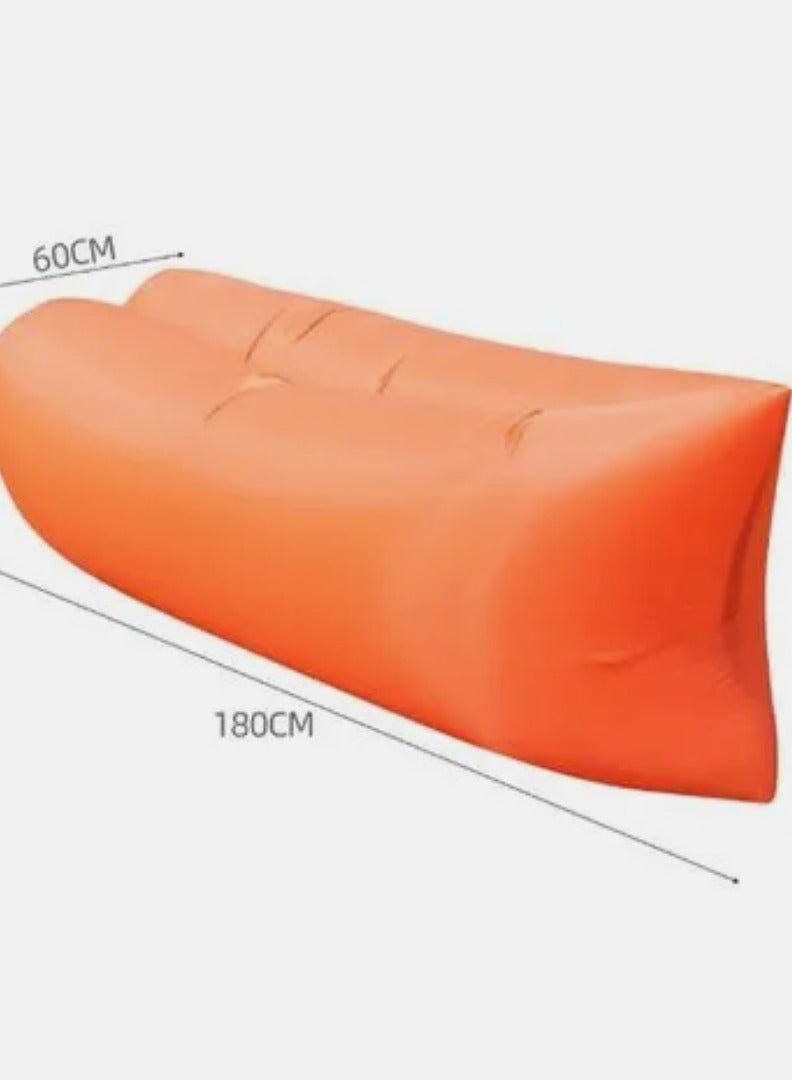 Generic Inflatable Lounger Sofa Bed Sleeping Bag for Beach Camping Lake Garden - Image 2