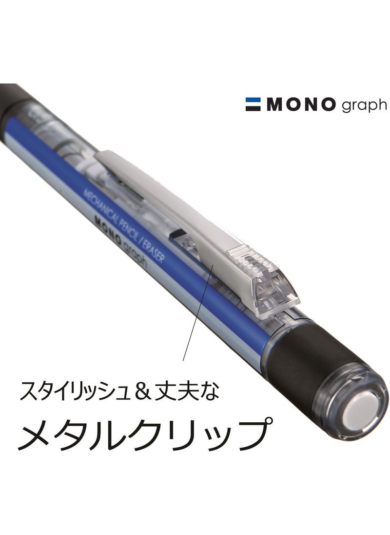 Tombow Tombow Mechacical Pencil 05mm Mono Graph Grip Shine Turquoise DPA141C  - Image 3