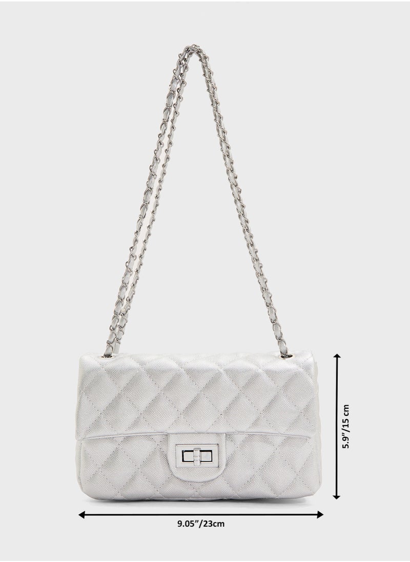 Classic Quilted Crossbody Bag