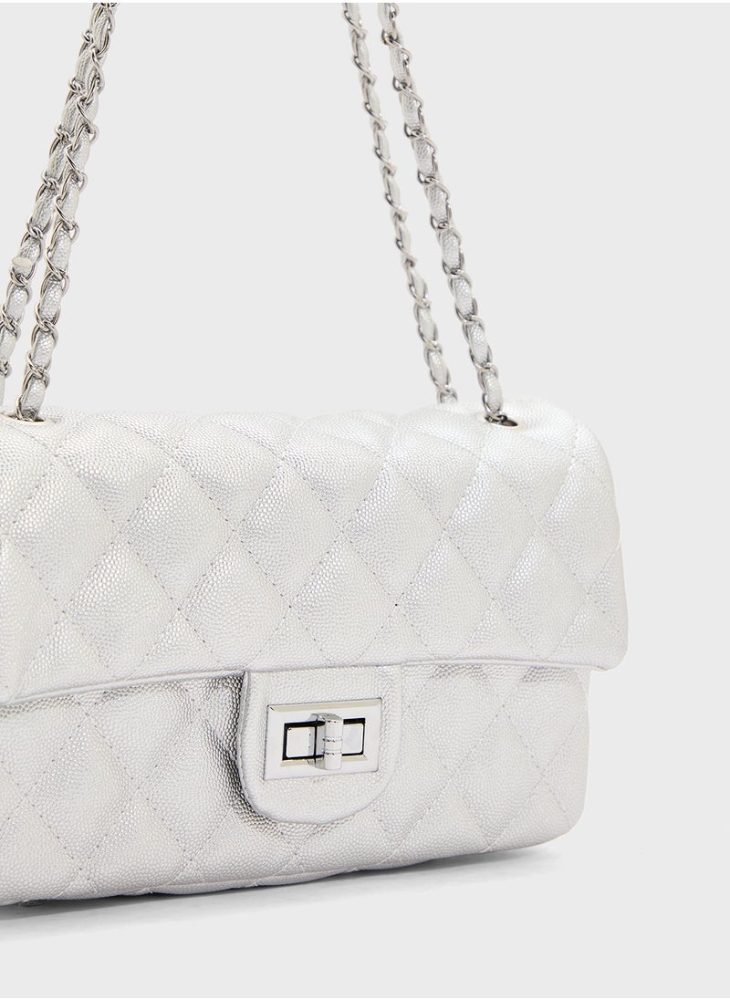 ELLA Classic Quilted Crossbody Bag  - Image 4