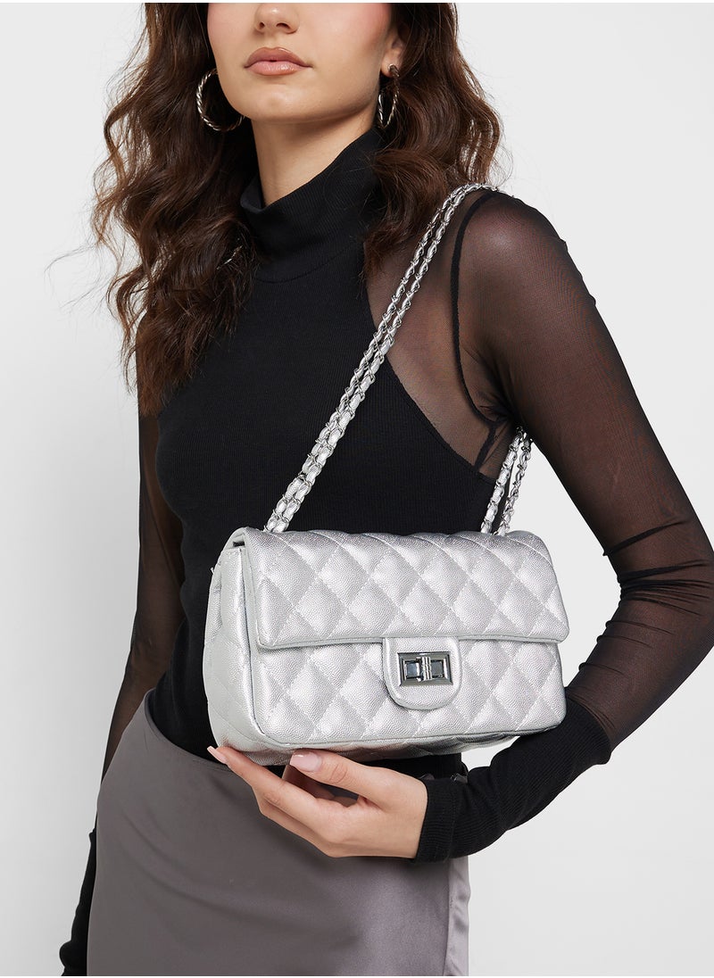Classic Quilted Crossbody Bag