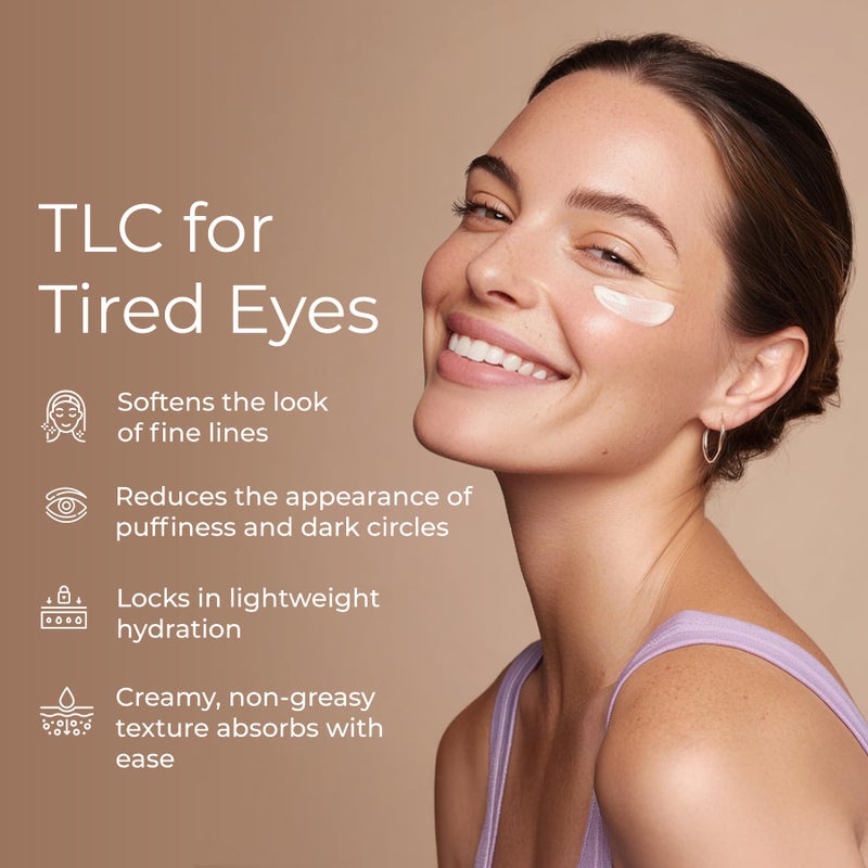 Tree to Tub Retinol Under Eye Cream for Dark Circles, Puffiness, Wrinkles, Bags Under Eyes - Sensitive Skin Night Eye Moisturizer for Women & Men w/Hyaluronic Acid, Organic Green Tea, Natural Ginseng - Image 3