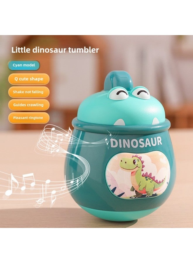 لعبة أطفال على شكل بهلوان على شكل ديناصور للأطفال من عمر سنة إلى 7-8 سنوات من عمر سنة واحدة إلى 7-8 سنوات من عمر 3-6-9 أشهر من عمر 0 ​​فما فوق، اللون: كوب ديناصور - Image 1