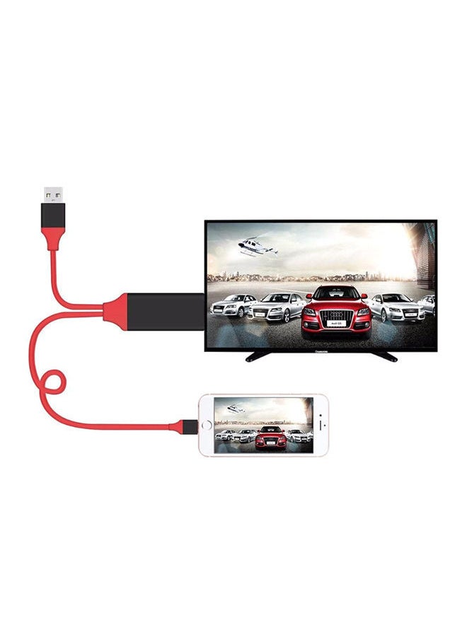 NIBEMINENT - 8-Pin Lightning Cable For Apple iPhone X/7/7-Plus/6/6S-Plus & Ipad Pro/Air 2/Ipad Mini 4 - Image 1