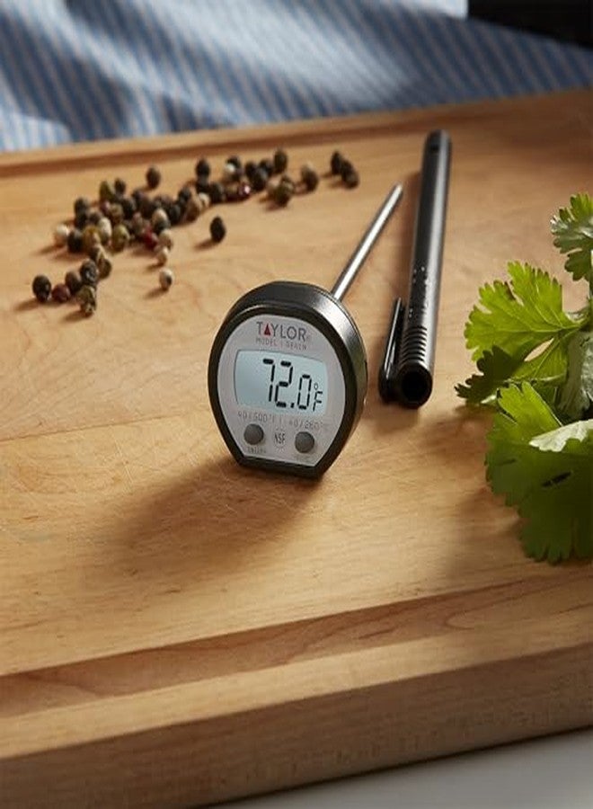 تايلور مقياس حرارة رقمي فوري القراءة من تايلور، خاص باللحوم والأطعمة والشواء والطبخ في المطبخ، مزود بجيب - Image 3