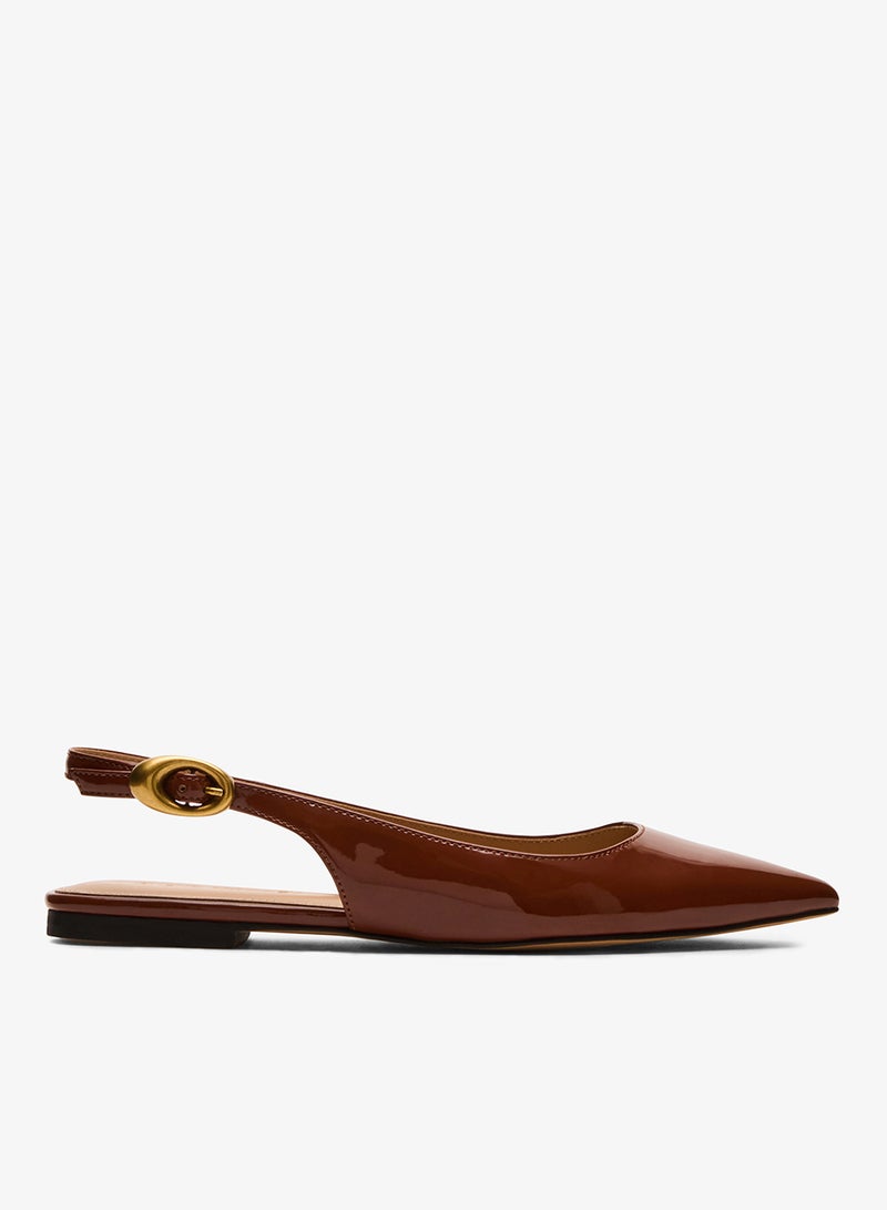 STEVE MADDEN OTTIE Pointed Toe Slingback Flats - Image 1