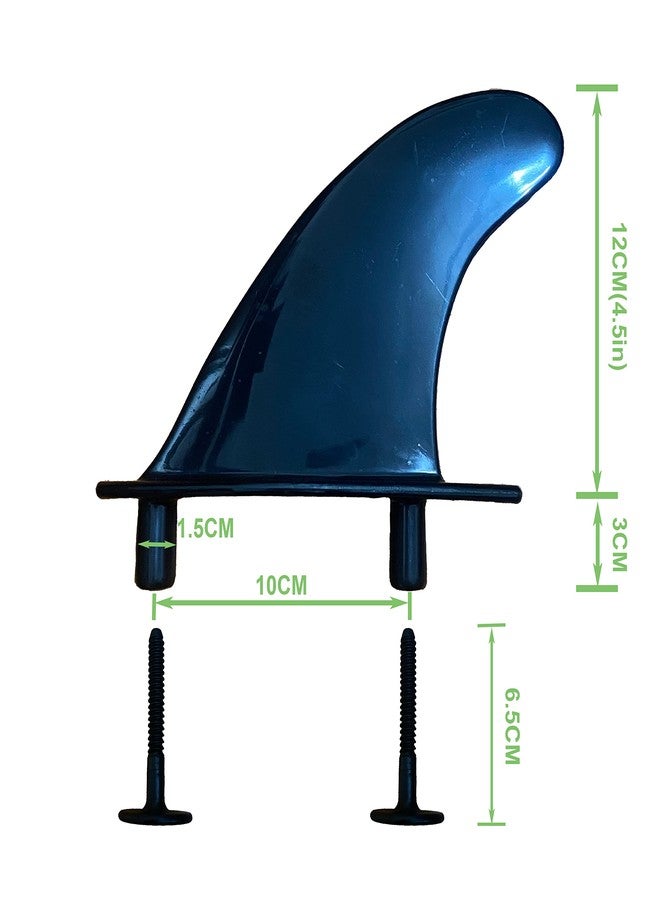 bohally Soft Top Surfboard Fin Set of 3 Surfing Fin - Image 2