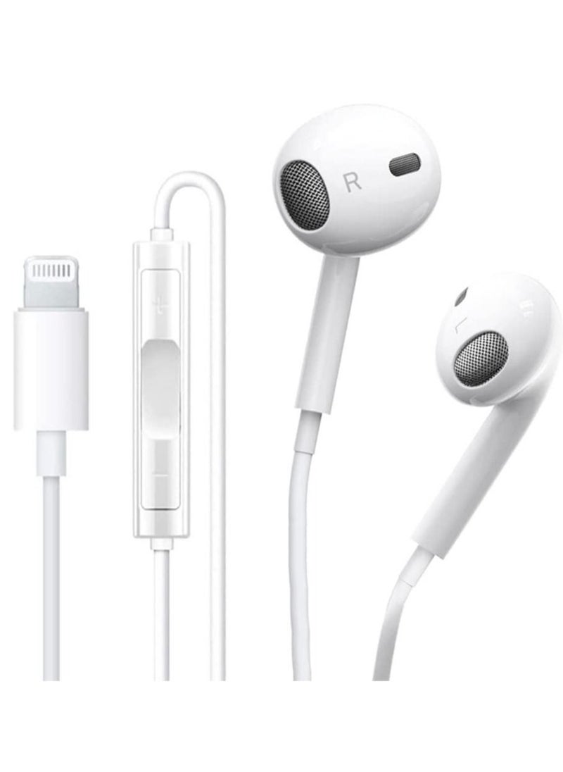 ELTRAZONE - Apple Earbuds Headphones with Lightning Connector【Apple MFi Certified】 Wired in-Ear Stereo Noise Canceling Isolating Earphone for iPhone 13/12/11/SE/X/XR/XS/8/7 (Built-in Microphone&Volume Control) - Image 1