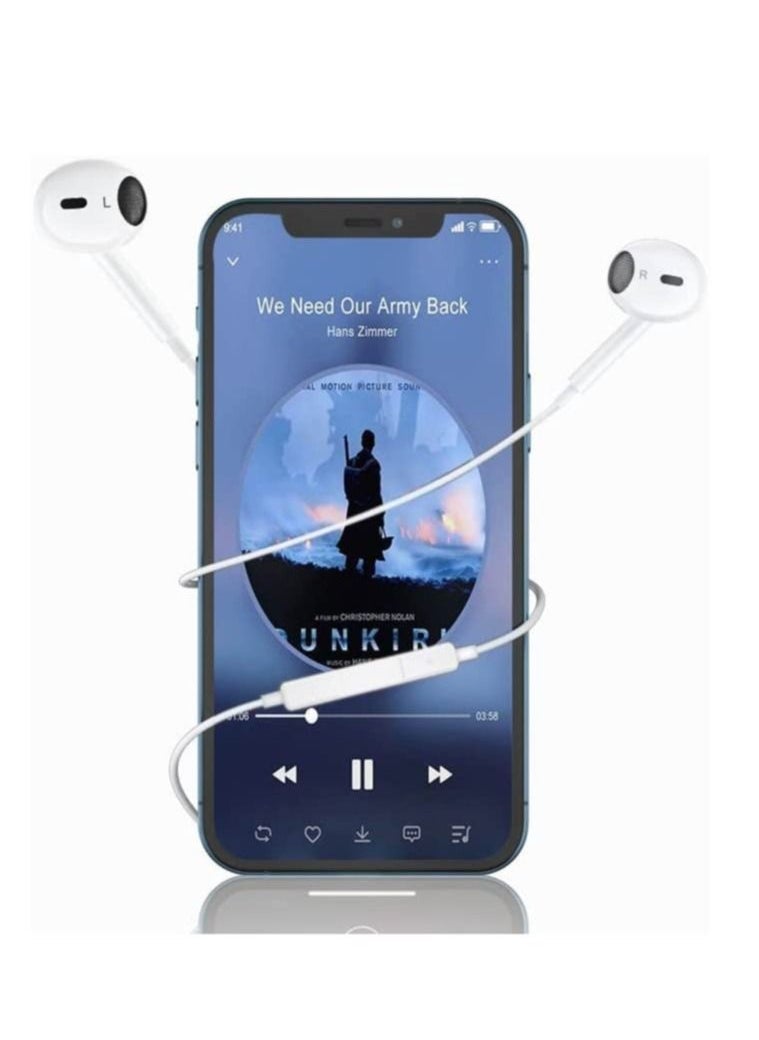 ELTRAZONE - Apple Earbuds Headphones with Lightning Connector【Apple MFi Certified】 Wired in-Ear Stereo Noise Canceling Isolating Earphone for iPhone 13/12/11/SE/X/XR/XS/8/7 (Built-in Microphone&Volume Control) - Image 1