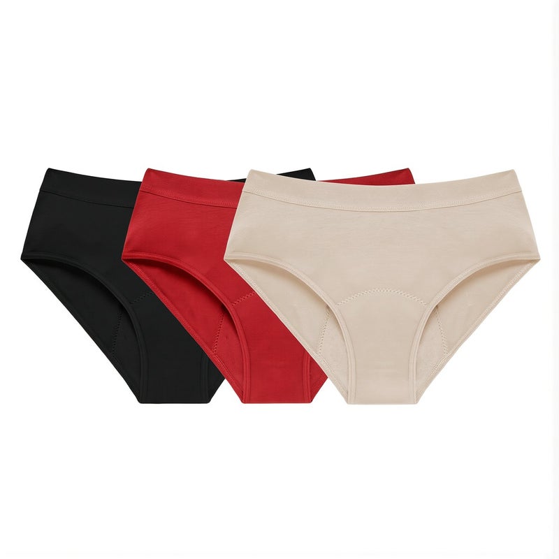 Period Underwear 60ml Absorbent 4 Layer Protection For Work School Travel Sport Sleep S - Image 5