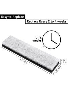 KASTWAVE Pet Water Fountain Filter, Cat Water Fountain Replacement Filters Compatible with WF020 Water Fountain White and Transparency 12 Pcs  - Image 4