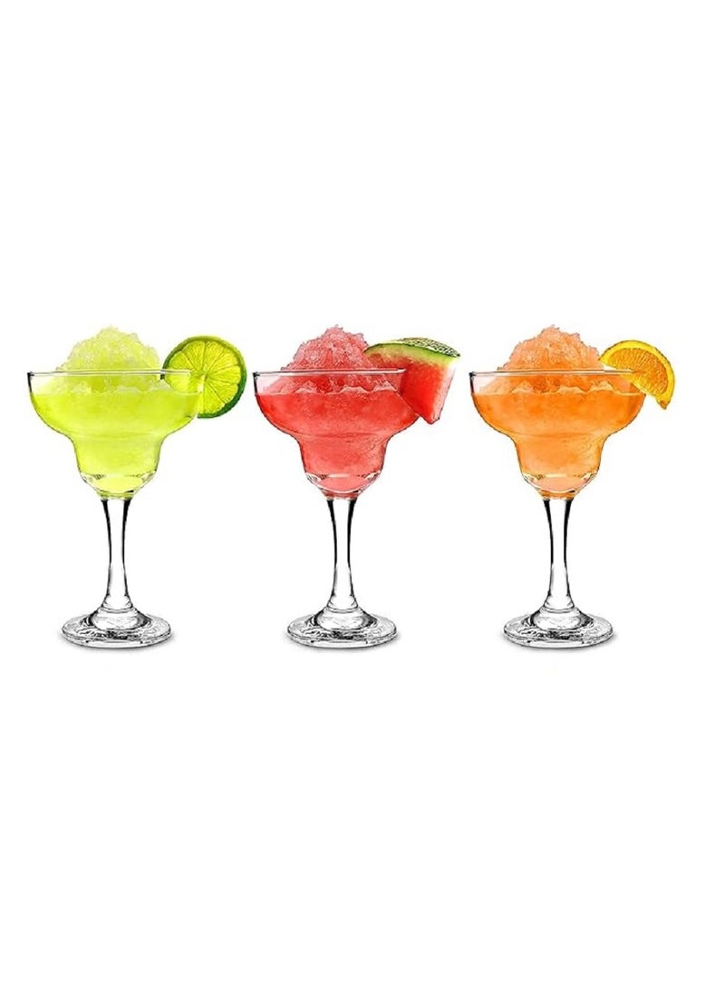 LAV 3 Pieces Misket Margarita Glass, 300 Ml - Clear  - Image 5