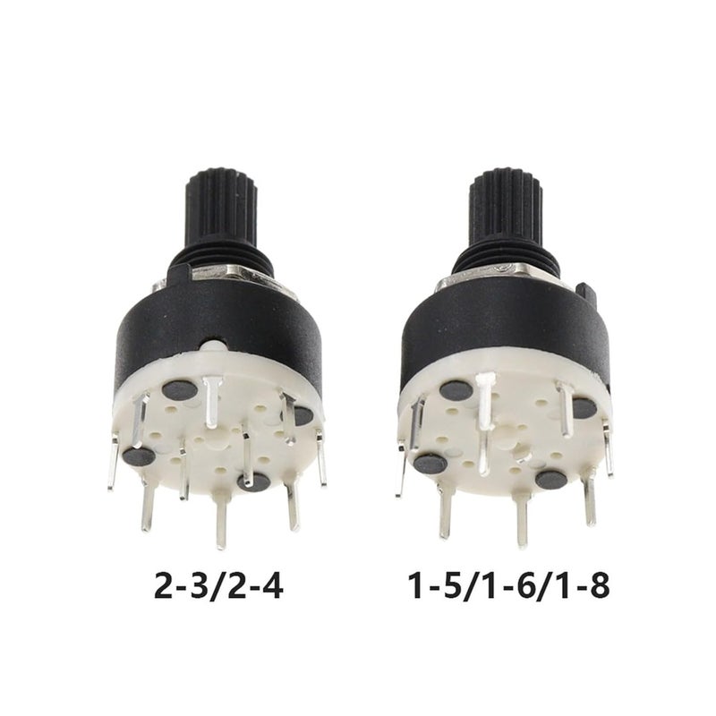 SR16 Rotary Band Switch 2 Pole 3 4 Position 1 Pole 5 Handle Length 15MM - Image 3