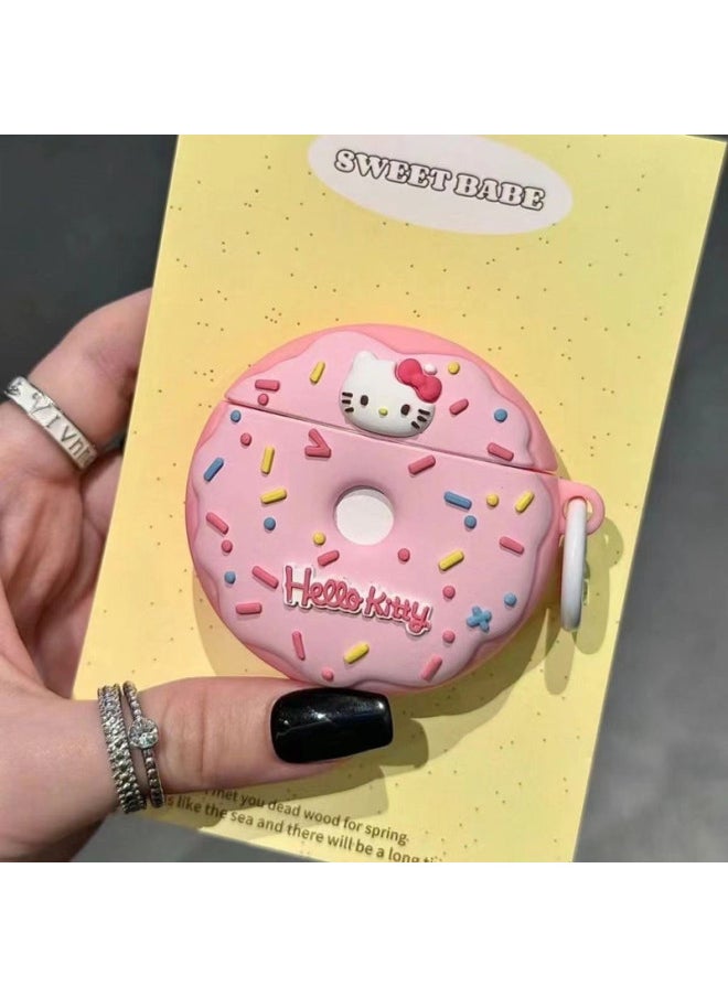 Generic - AirPods 4Th Generation Cartoon Silicone Soft Protective Cover Suitable For Apple Wireless Bluetooth Headphone Case Hot Sale In Foreign Trade-Color:T49 Model (with Ring)-Applicable Models:Airpods 4 (2024 Version) - Image 1