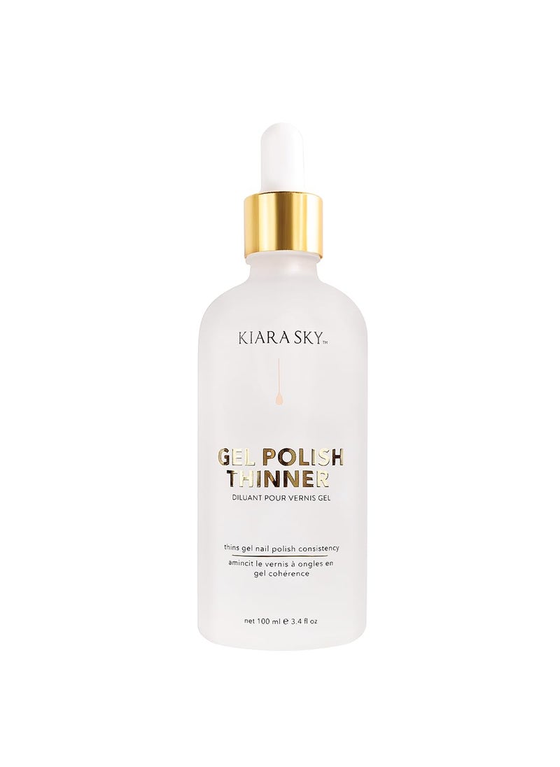 KIARA SKY - Kiara Sky Gel Polish Thinner | Gel Polish Revival | Thinner for Gel Polish Soak Off + UV LED Nail Lamp Gel | 3.4fl oz - Image 1