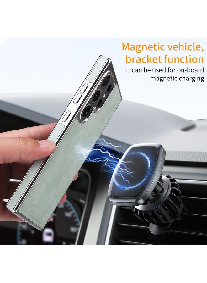 اس-توب جراب لهاتف Samsung Galaxy S24+ 5G، جراب هاتف MagSafe هجين من البولي يوريثان الحراري مطلي بالكهرباء من الجانبين - Image 3