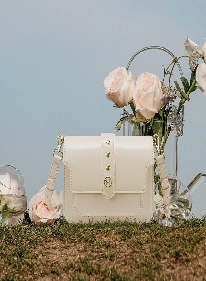 فيكتوريا هايد حقيبة كتف جلدية من فيكتوريا هايد للنساء، حقيبة يد أنيقة (بيج) - Image 4