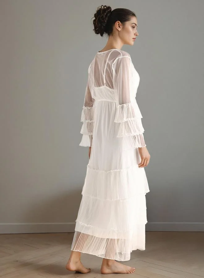 Splash FAV Lace Bridal Night Gown with Robe