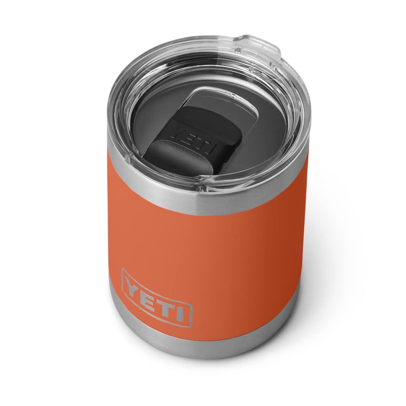YETI YETI Stainless Steel Rambler Drinking_Cup Lowball, Vacuum Insulated, with MagSlider Lid, 10 Ounces, Desert Clay  - Image 1