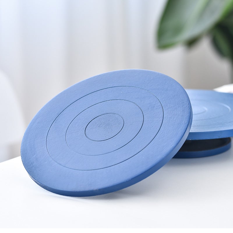Ceramic Turntable Model Hand-Made Clay Sculpture Turntable Manual Cast Iron Rotating Decorating Workbench Cake Turntable - Image 4