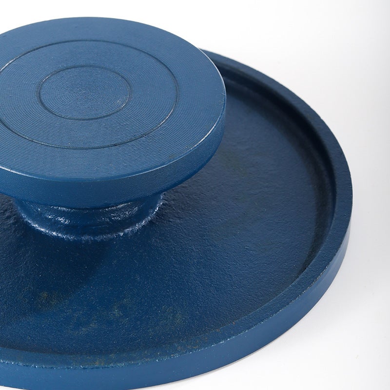 Ceramic Turntable Model Hand-Made Clay Sculpture Turntable Manual Cast Iron Rotating Decorating Workbench Cake Turntable - Image 5