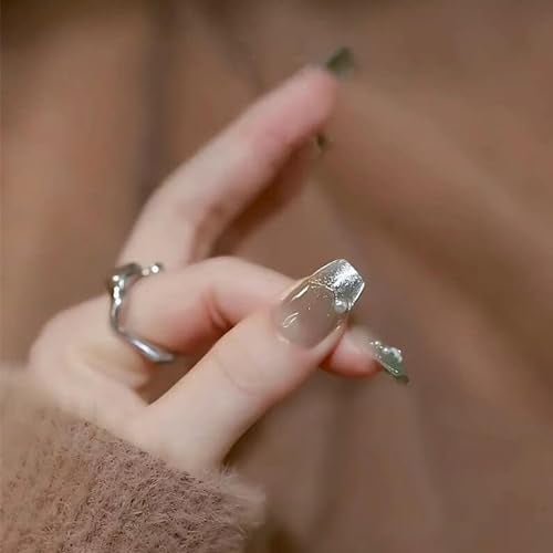 KRESHU 24 Pcs Ballerina Coffin Green Smalto Cat Eyes Gradient Nails Flower Pearl Decorate Press on Nail Full Cover Stick on Fake Nails Kits for Womens, Girls, Wedding Gifts(1-Set) - Image 3