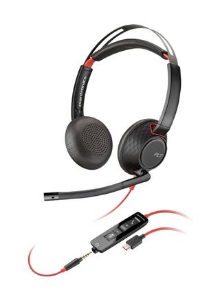 Plantronics Poly Blackwire 5220 Stereo USB C Headset & 3.5mm Plug + USB-C/A Adapter - pzsku/Z0D8F988D2CA98F19957AZ/45/_/1715947344/918d5de4-3921-48cb-b693-30788dde93cf