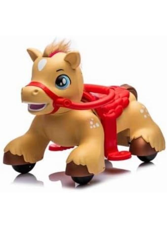 Horse Ride-On Brown - Image 2