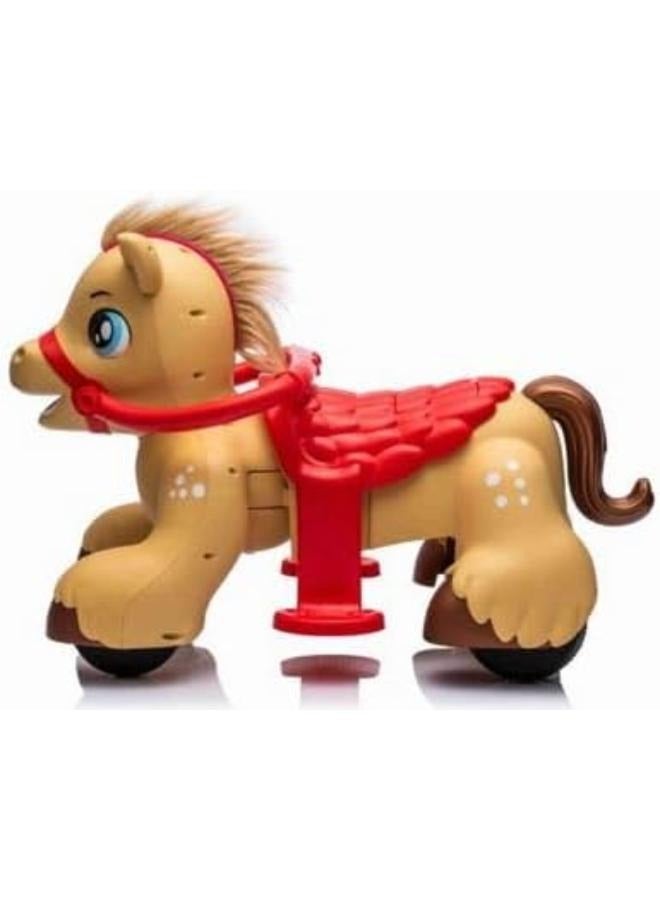 Horse Ride-On Brown - Image 1