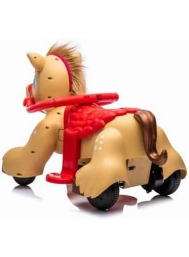 Horse Ride-On Brown - Image 3