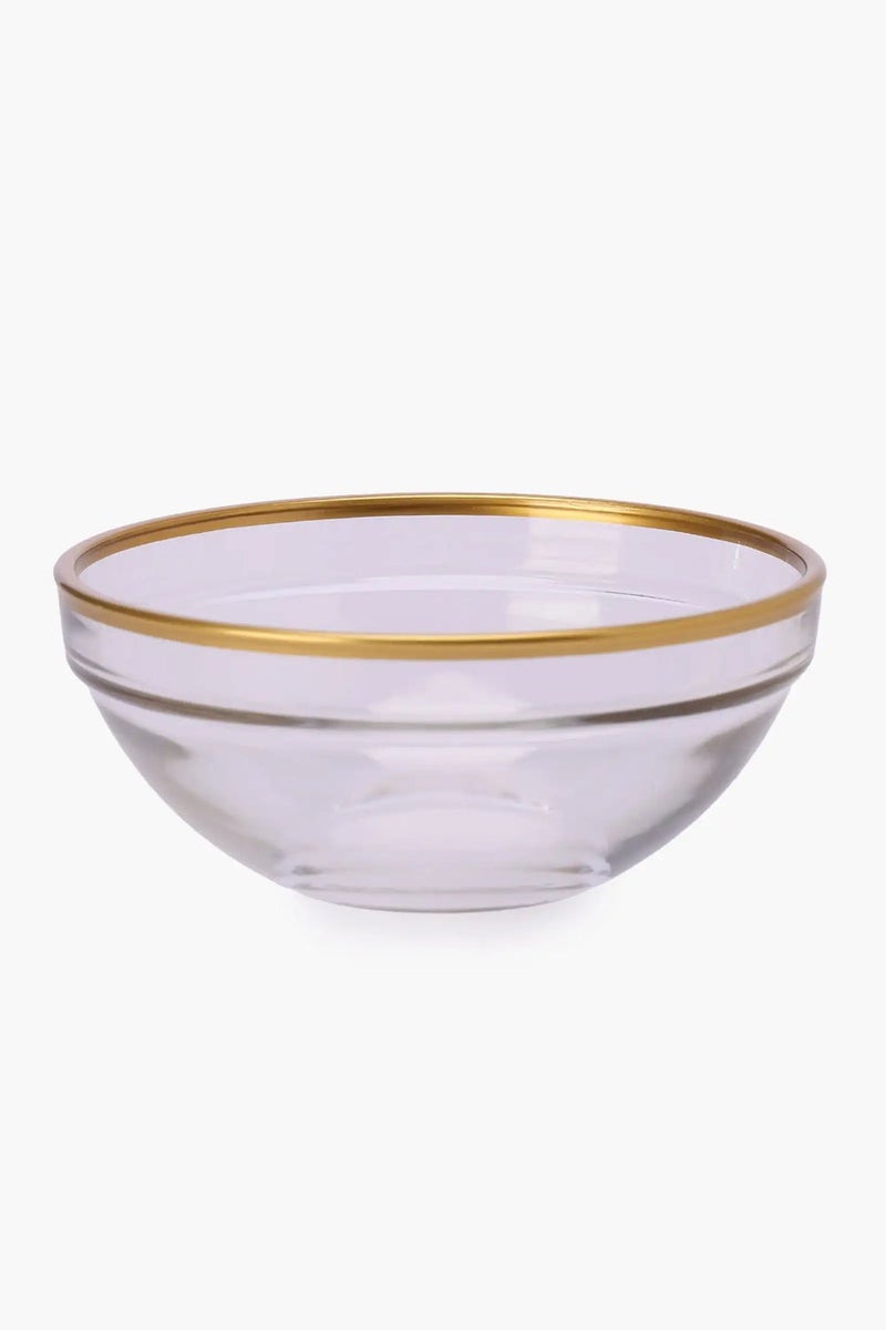 Carina Glass Bowl with Gold Trim (12cm) - Image 2