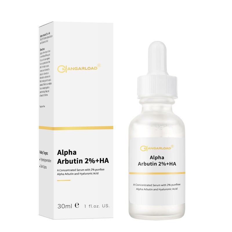 Alpha Arbutin 2 Serum for Dark Spots Acne Scars Pore Minimizer Hydration Removing Pigmentation Hyaluronic Acid Serum 1 Pcs 30 ML 1 Fl Oz