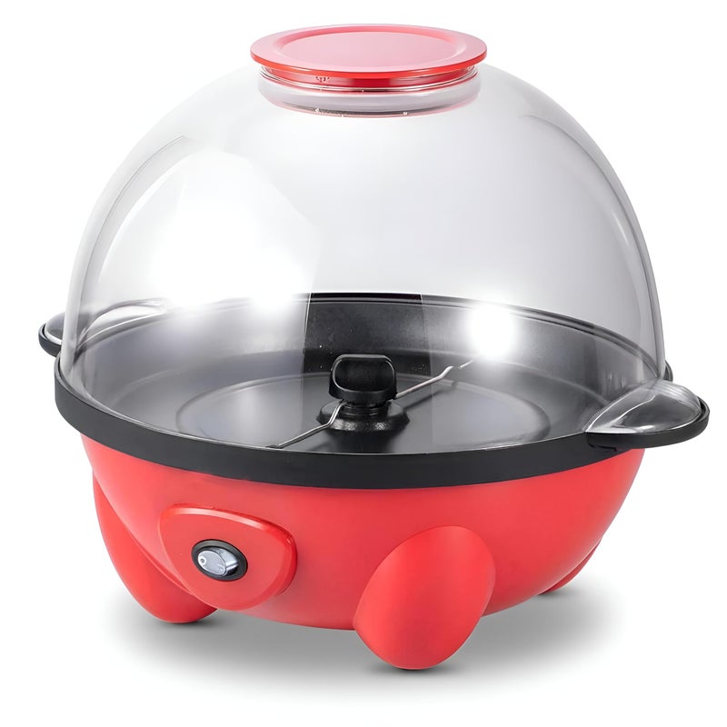 Home Popper - Massive 5L popcorn device with stick-free heating base, fast calm performance for oil sugar recipes, serves 24 cups of new popcorn - Image 1