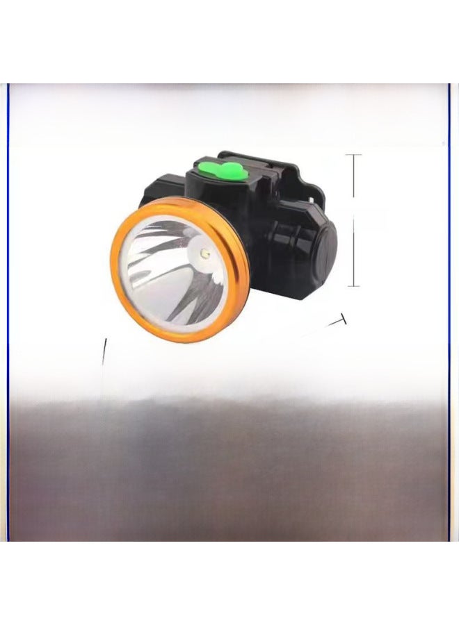Generic Decorative Lighting/headlamp Headset Flashlight/headlamp Headset Flashlight-Color:2202 50W Single Lithium Battery 5cm Lamp Holder Plastic Box Charger Strong Light 8 Hours  - Image 1