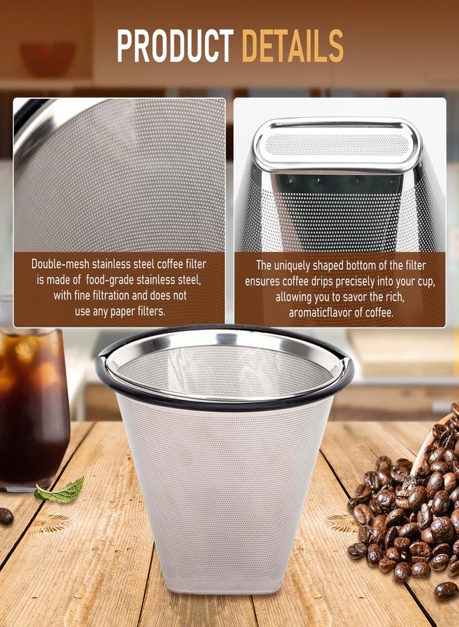 GreeSuit Reusable Coffee Filter Compatible with Technivorm Moccamaster KBGV KBT 79112 53923 59691 etc, Durable Stainless Steel Metal Filter - Image 3