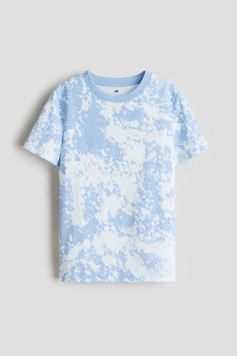 اتش اند ام Printed cotton T-shirt