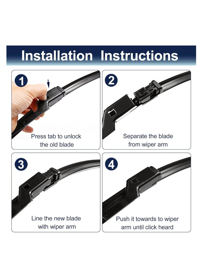CRYSTAL - Specialized wiper blade set - SEAT IBIZA - 16``-24`` - MT BEST BUY - Image 1