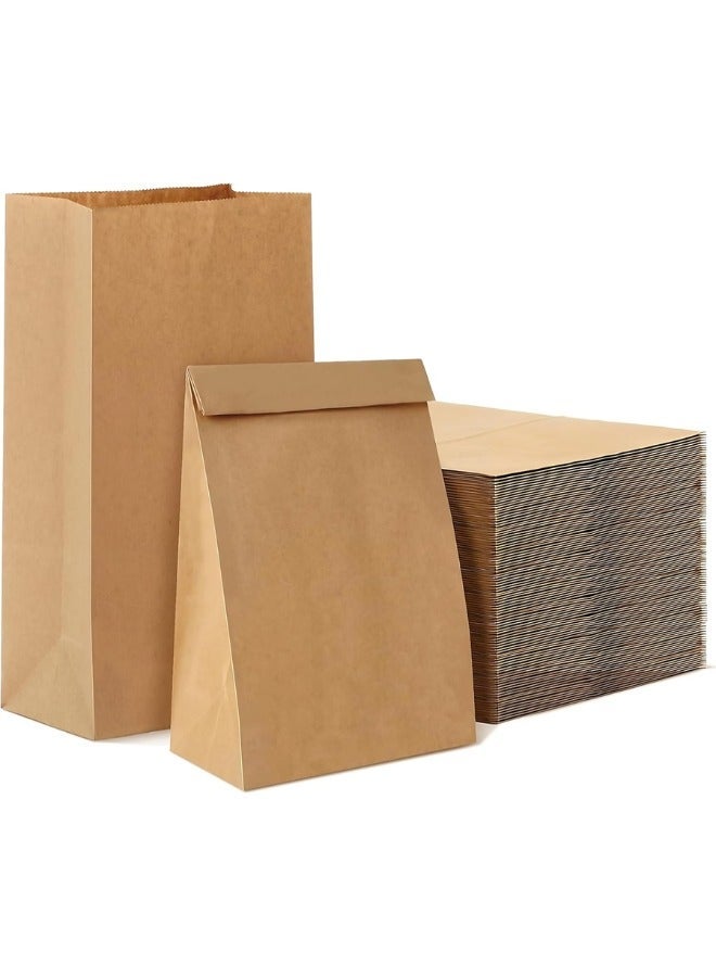 Halapack Kraft Paper Bag 10 PCS Sos Sqaure Bottom Without Handle Standard Size [ W 16 × H 31 × G 10 cm]  Strong Holding Power Bags Sqaure Bottom Paper Bag with Handle Durable Perfect for Gifts, Party Favors Brown - Image 5