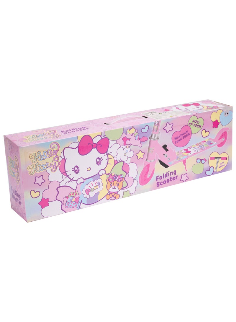 Hello Kitty 2-Wheel Scooter – Pink – Kids Kick Scooter – Lightweight & Easy Ride – Fun Outdoor Scooter for Children - Image 2