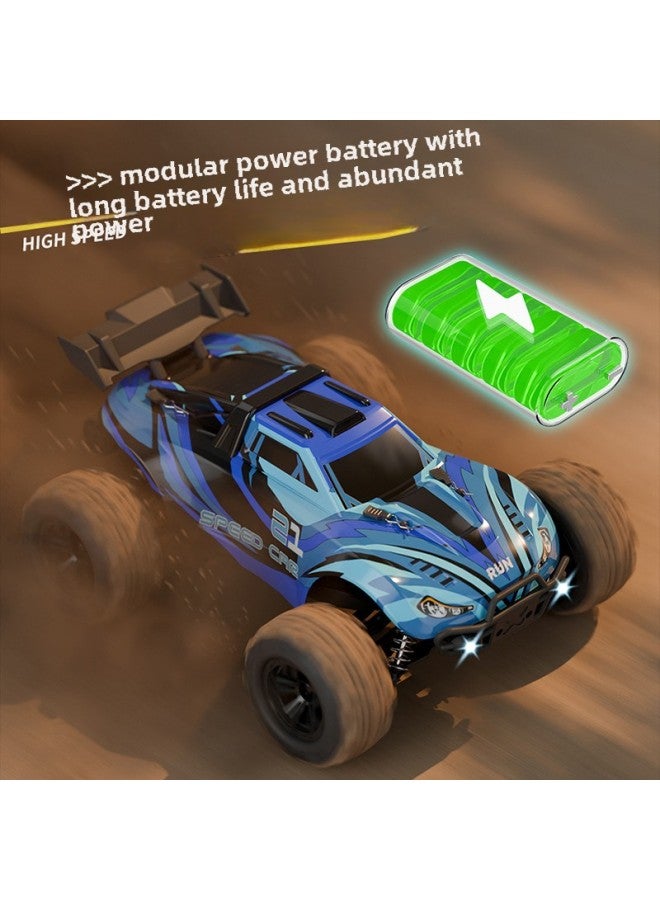 1:16 Remote Control High-speed Car Off-road Vehicle Four-wheel Drive Big Foot Climbing Car Boy Toy Remote Control Car RC Wholesale-Color:HW8808 Black-Proportion:English Instruction - Image 4