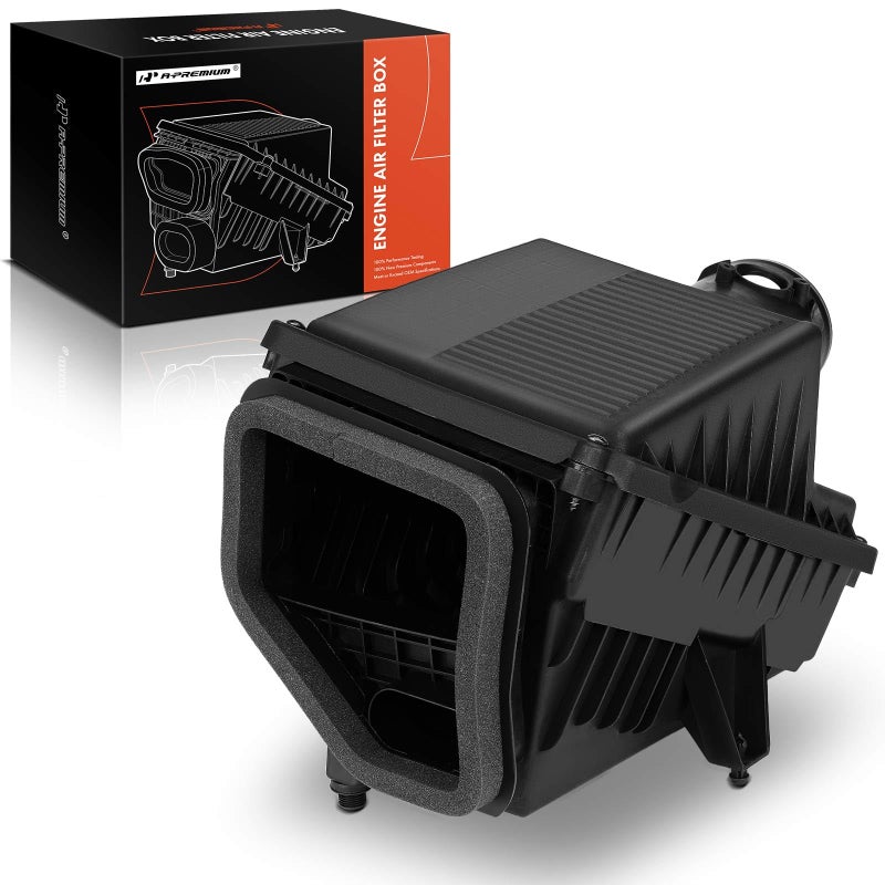 APremium Engine Air Filter Cleaner Box Housing Compatible with Chevy GMC Cadillac Models Avalanche Silverado 1500 Suburban 1500 2500 Tahoe Sierra 1500 Yukon Escalade 20072014