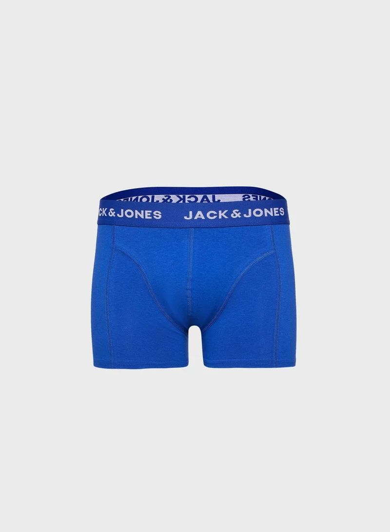 JACK & JONES 5 Pack Assorted Trunks