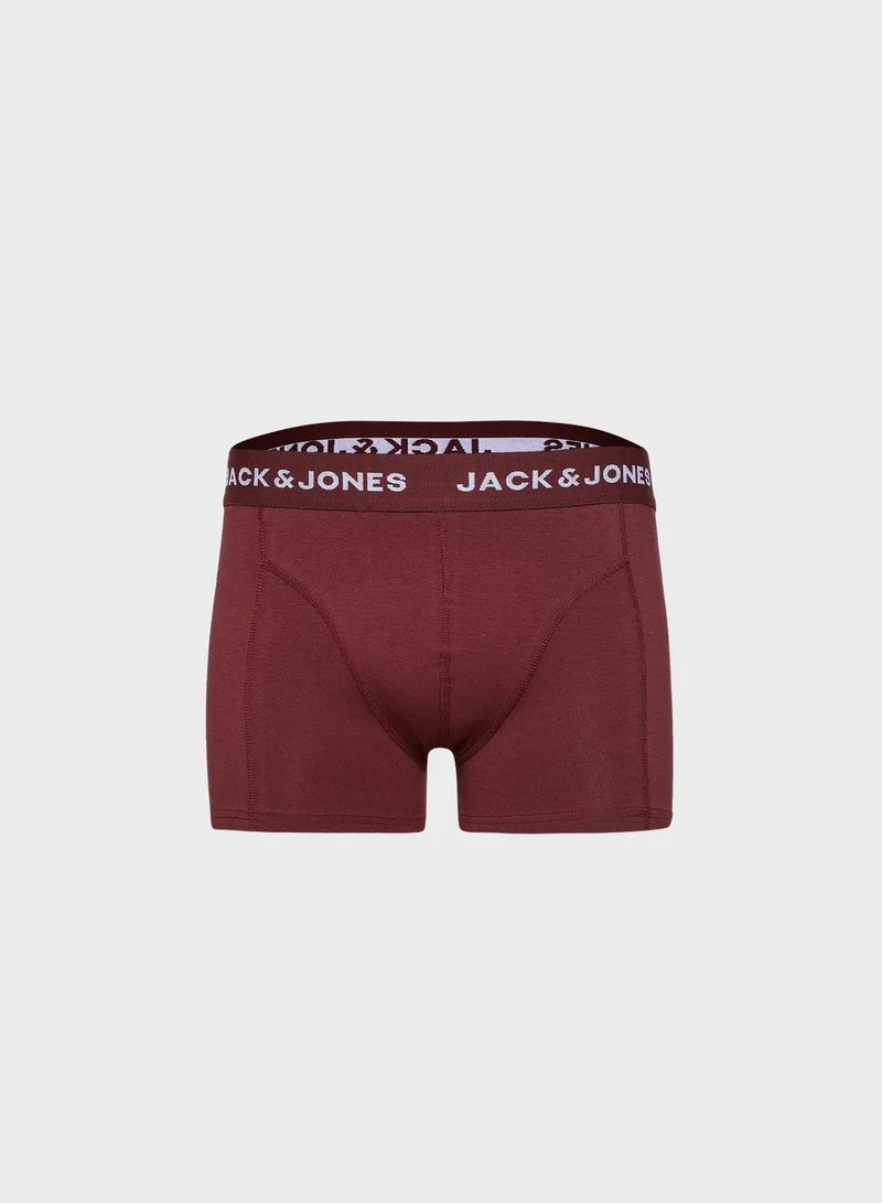 JACK & JONES 5 Pack Assorted Trunks